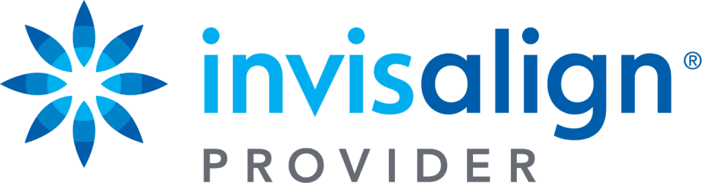 Invisalign® Provider Two-Toned Blue Logo with Transparent Background