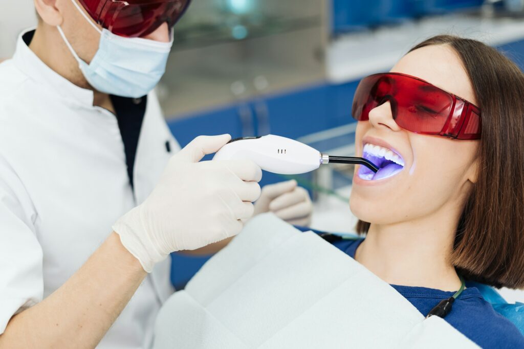 professional teeth whitening