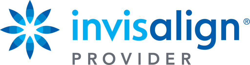 Invisalign® Provider Two-Toned Blue Logo with Transparent Background